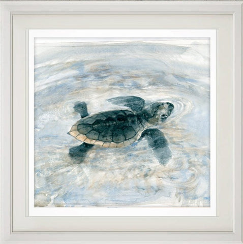 Loggerhead turtle print