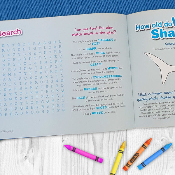 The Whale Sharks of Ningaloo- Activity book – WA Naturally