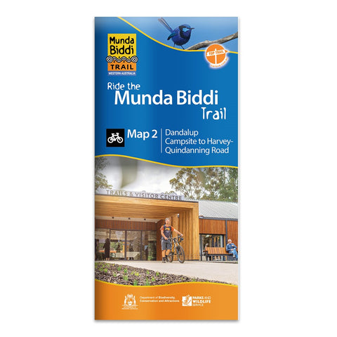 Munda Biddi Trail Map 2 - Dandalup Campsite to Harvey-Quindanning Road